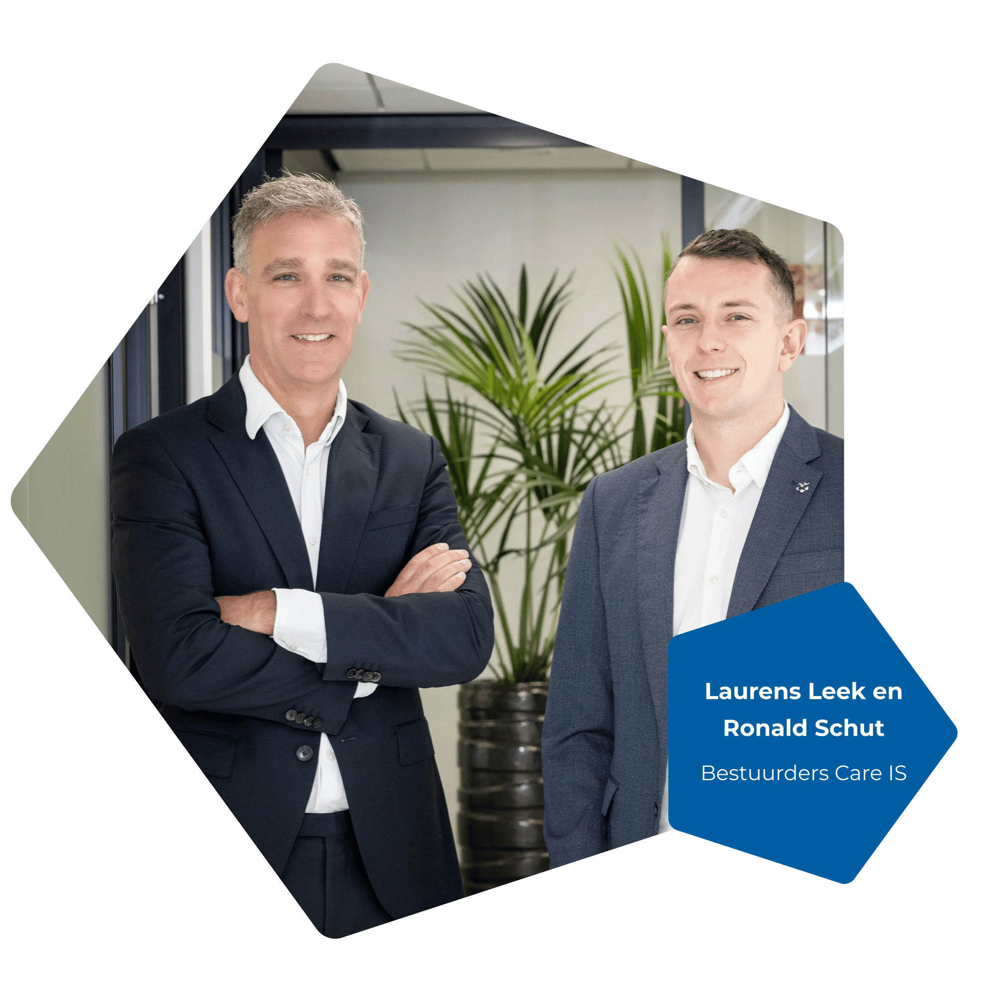 Laurens Leek en Ronald Schut Bestuurders Care IS