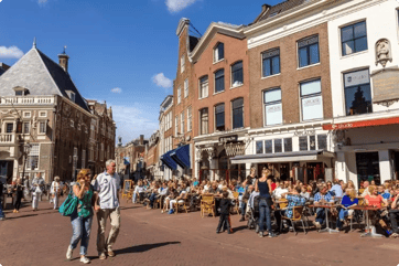 Winkelstraat in Haarlem