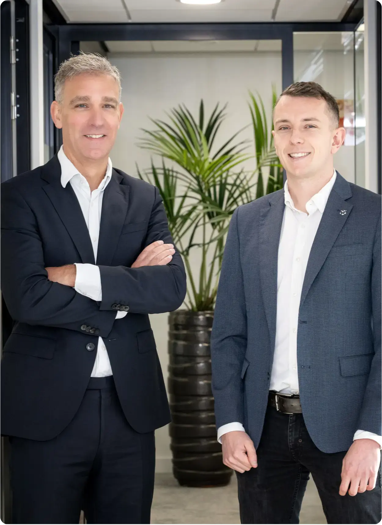 Bestuurders Laurens Leek en Ronald Schut Bestuurders Laurens Leek en Ronald Schut